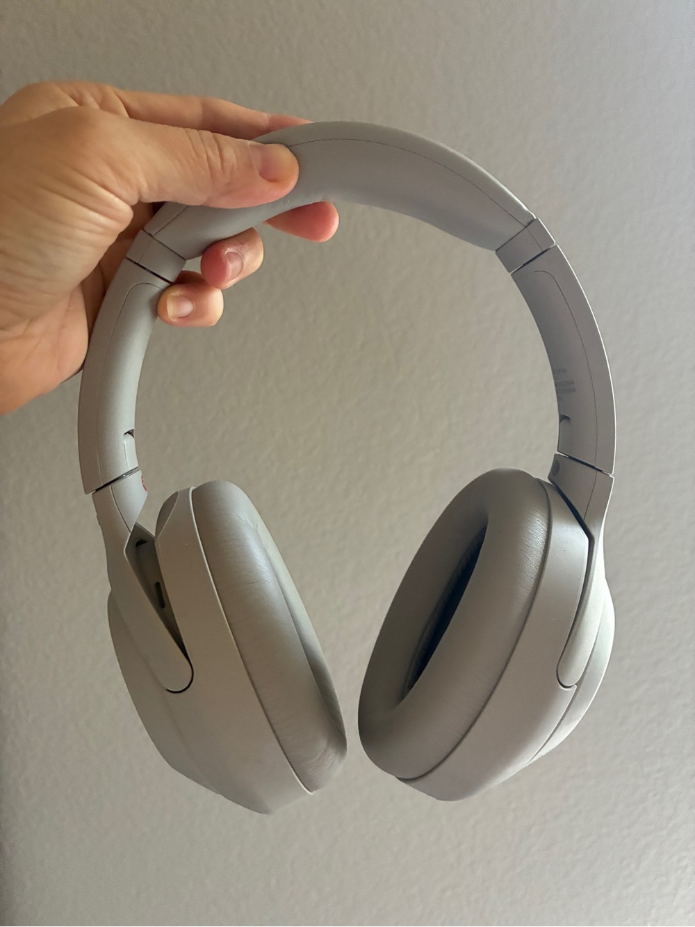 Sony Wireless Over-Ear Headphones in Light Gray